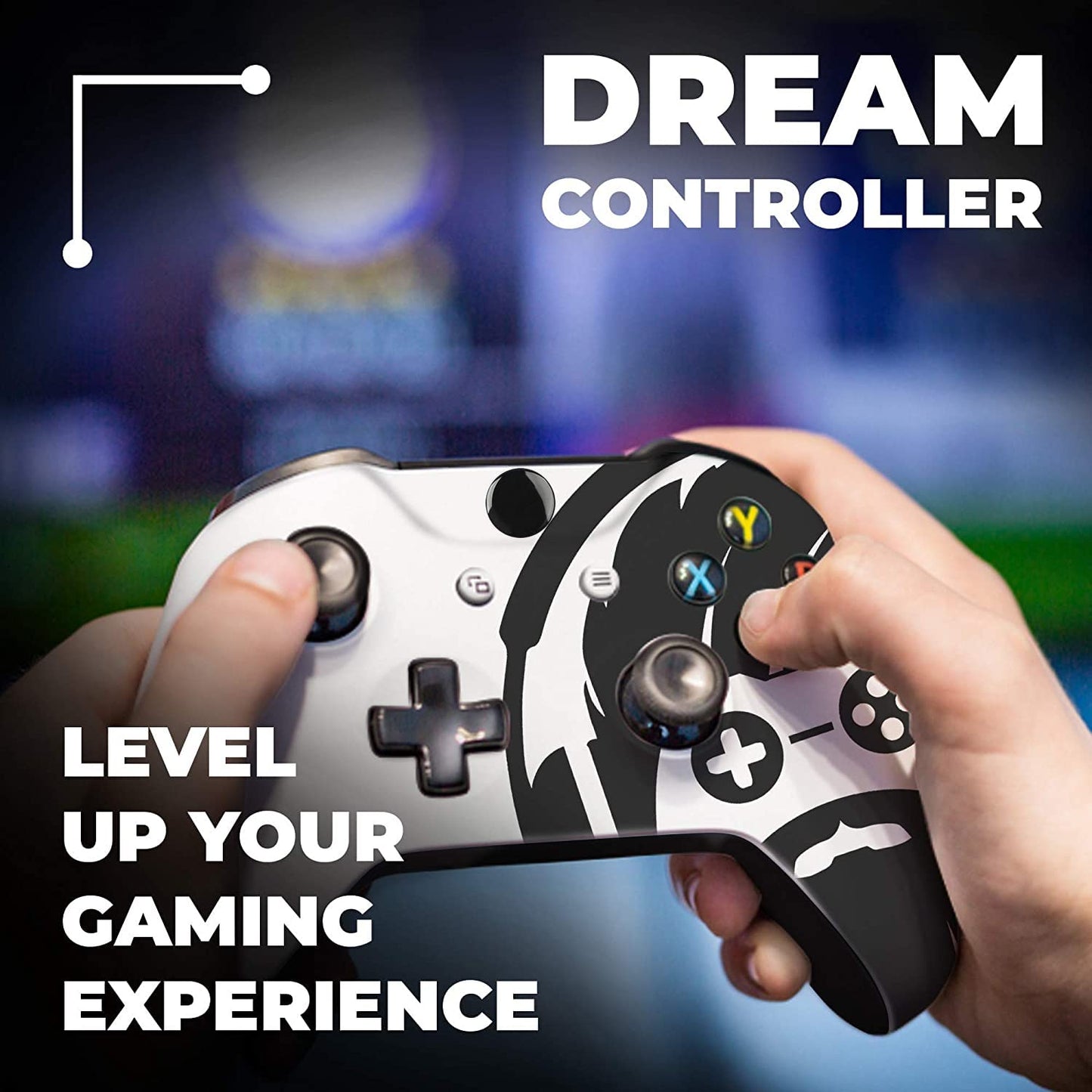 Comics Custom X-Box Controller Wireless Compatible with X-Box One/X-Box Series X/S by | Proudly Customized in USA with Permanent HYDRO-DIP Printing (NOT JUST a SKIN)