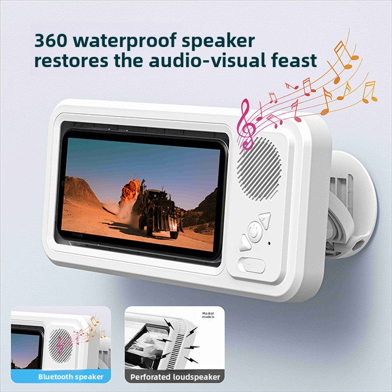 Waterproof Bluetooth Speaker Phone Case for Bathroom