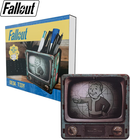 Fallout Vault-Tec MDF Desk Organizer | 4 X 4.5 X 2.5 Inches