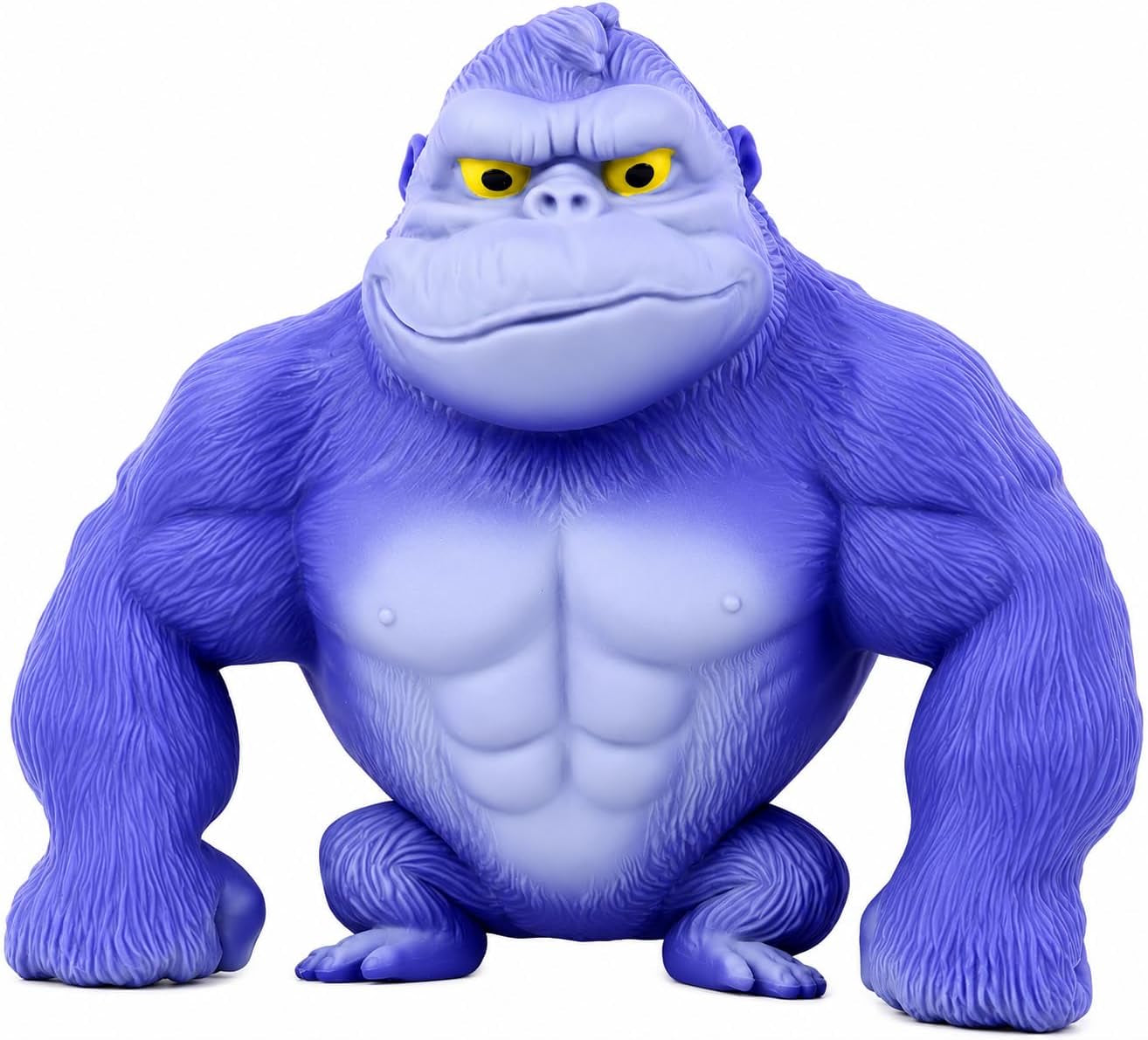 Stretchy Gorilla Fidget Toy, 5X Stretch Blue Gorilla Squeeze Toy, Sand Filled Squishy Stress Relief Toy for Kids & Adults, Fun Desk Toy, Ages 3+