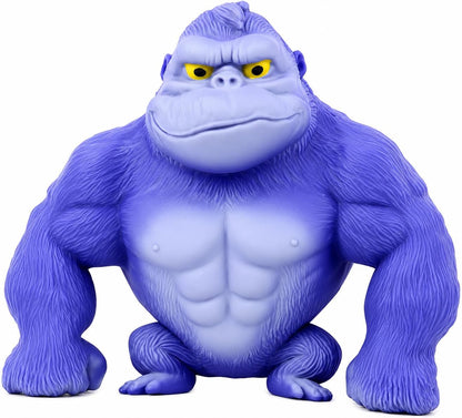 Stretchy Gorilla Fidget Toy, 5X Stretch Blue Gorilla Squeeze Toy, Sand Filled Squishy Stress Relief Toy for Kids & Adults, Fun Desk Toy, Ages 3+