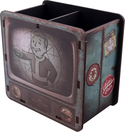 Fallout Vault-Tec MDF Desk Organizer | 4 X 4.5 X 2.5 Inches