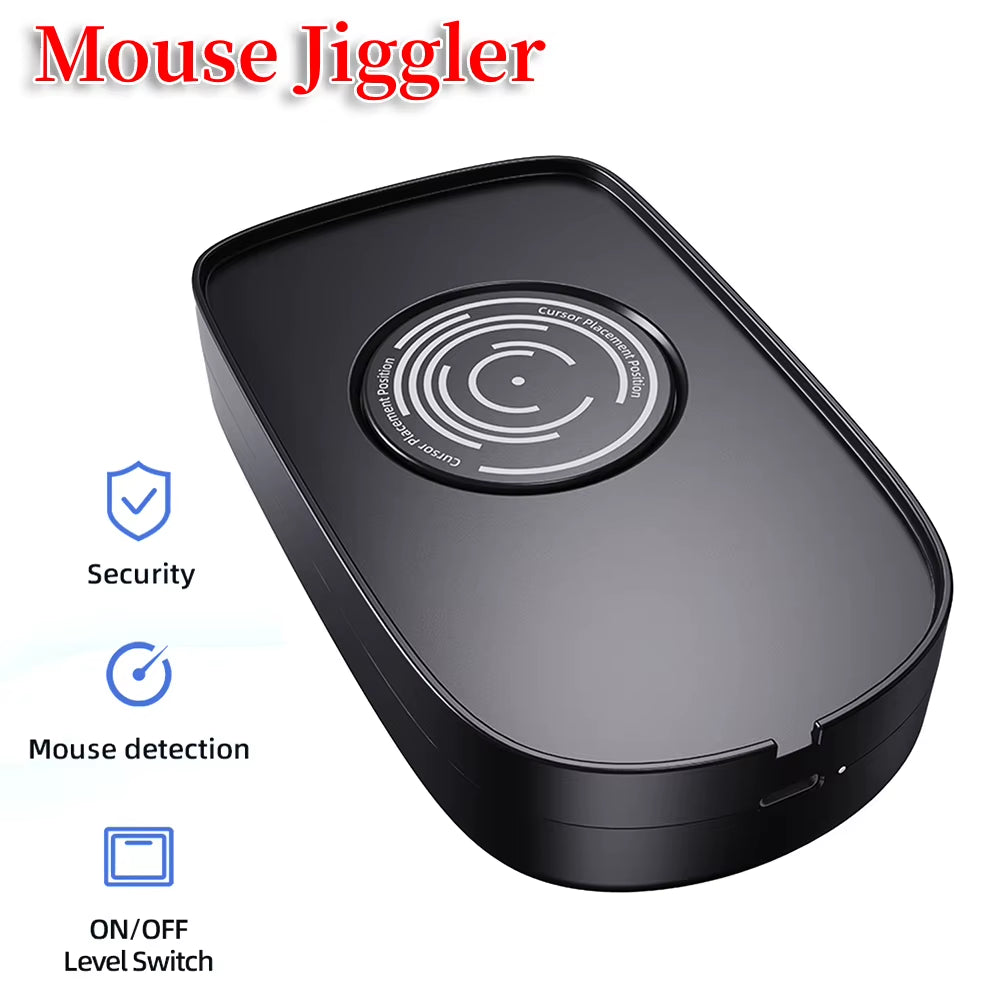 USB Mouse Jiggler Automatic Mouse Movement Simulator with ON/OFF Switch Virtual Mouse Mover for Computer Awakening, Keeps Active