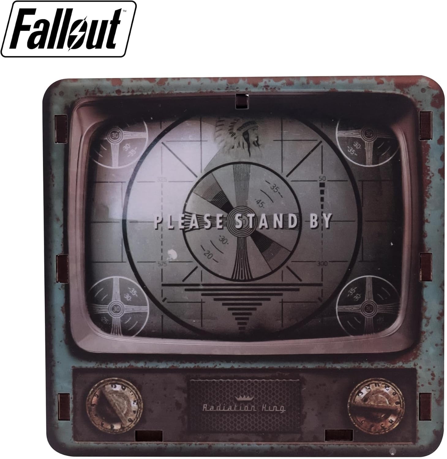 Fallout Vault-Tec MDF Desk Organizer | 4 X 4.5 X 2.5 Inches