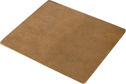 Leather Mouse Pad |100% Genuine Domestic Leather | Dimensions 9" X 7.5" | Desk Accessory | Work from Home Office Accessory | Made in USA (Red Maple)