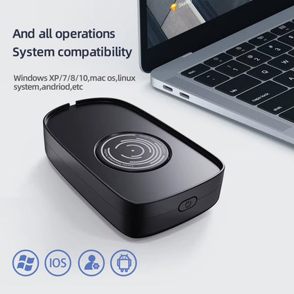 USB Mouse Jiggler Automatic Mouse Movement Simulator with ON/OFF Switch Virtual Mouse Mover for Computer Awakening, Keeps Active